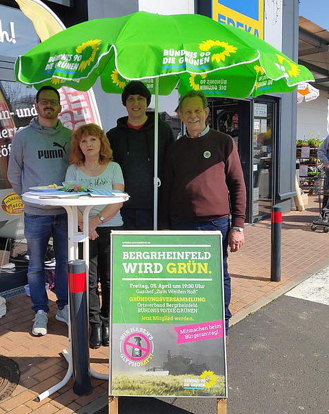 Bergrheinfeld wird grün.